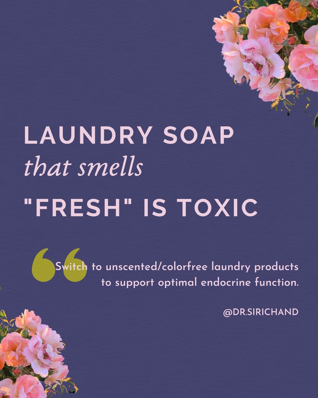 Laundry Soap Is Toxic