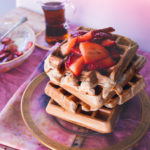 Vegan Protein Waffles- Delicious and Fluffy with Maple Syrup