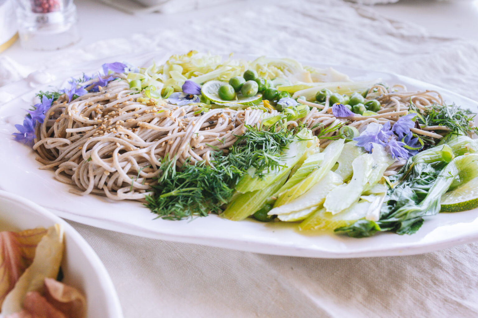 Vegan Soba Noodle Salad with Fresh Vegetables