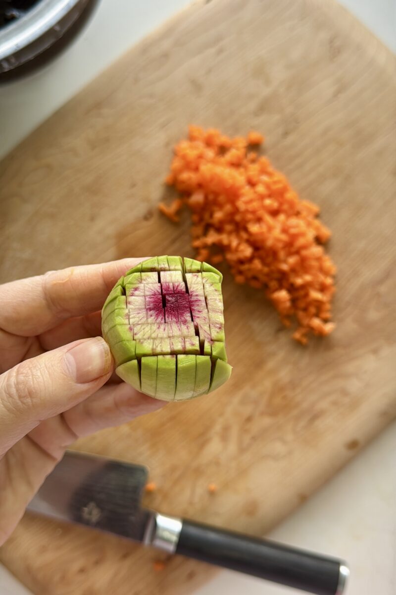 Carrot, Watermelon Radish, and Arame Superfood Salad