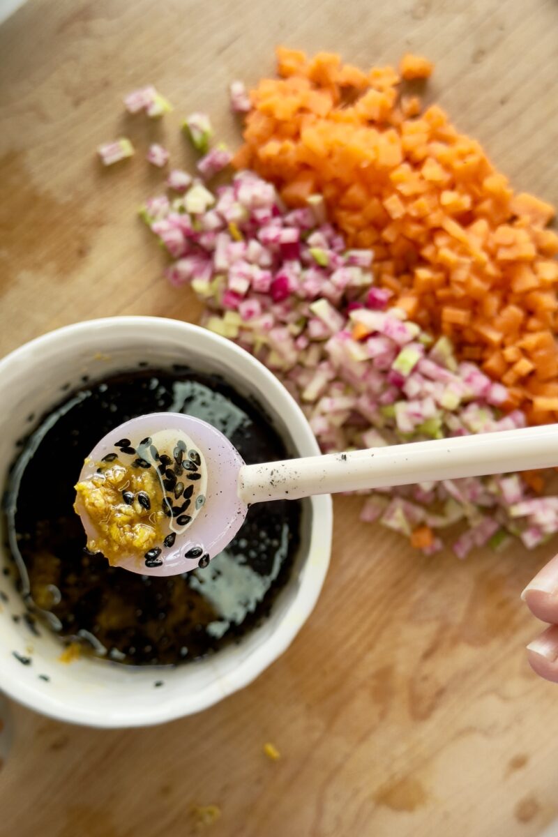 Carrot, Watermelon Radish, and Arame Superfood Salad