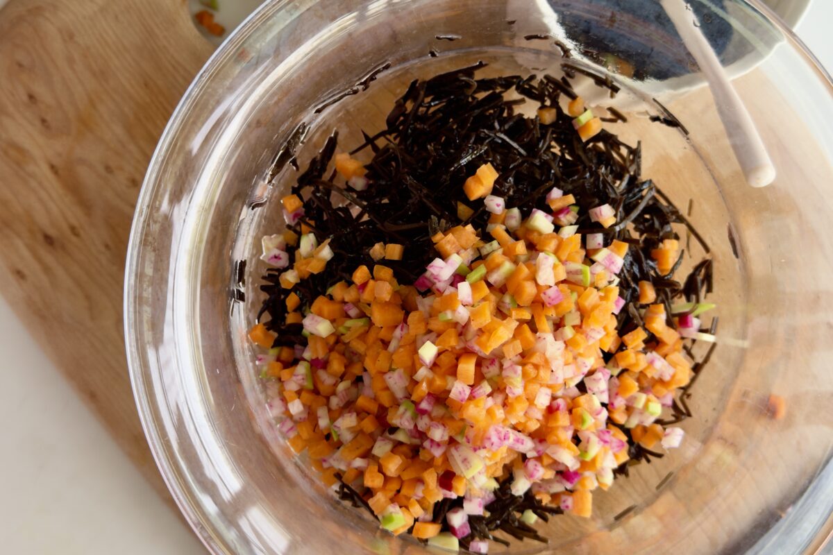 Carrot, Watermelon Radish, and Arame Superfood Salad