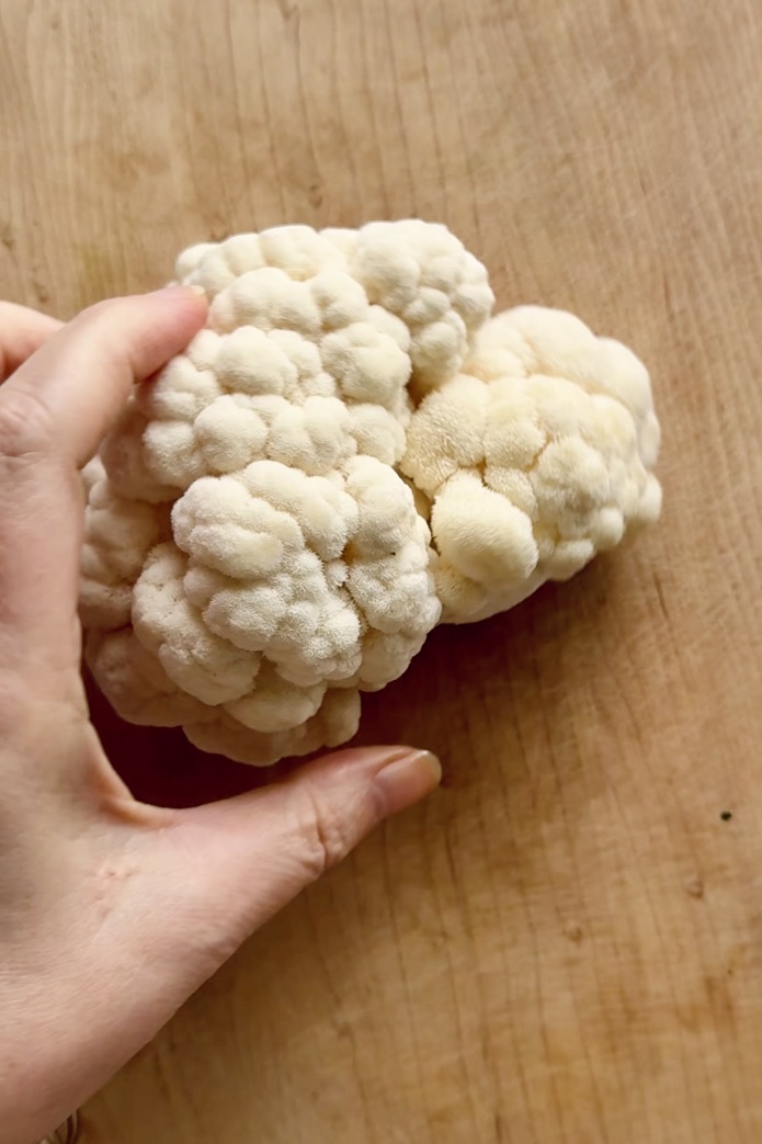 Vegan Orange "Chicken": Lion’s Mane Tempura with Vegetables