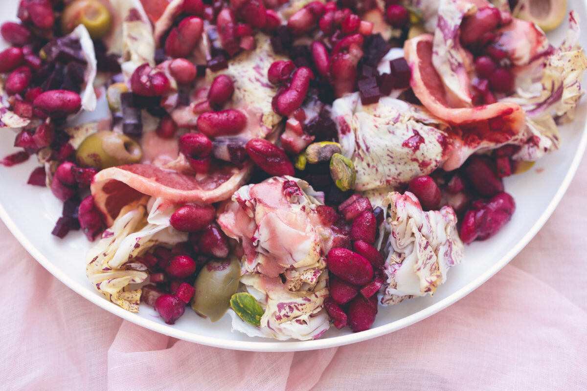 Radicchio, Beet & White Bean Salad: