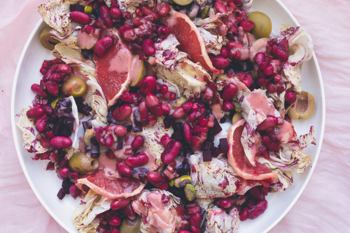Radicchio, Beet & White Bean Salad: