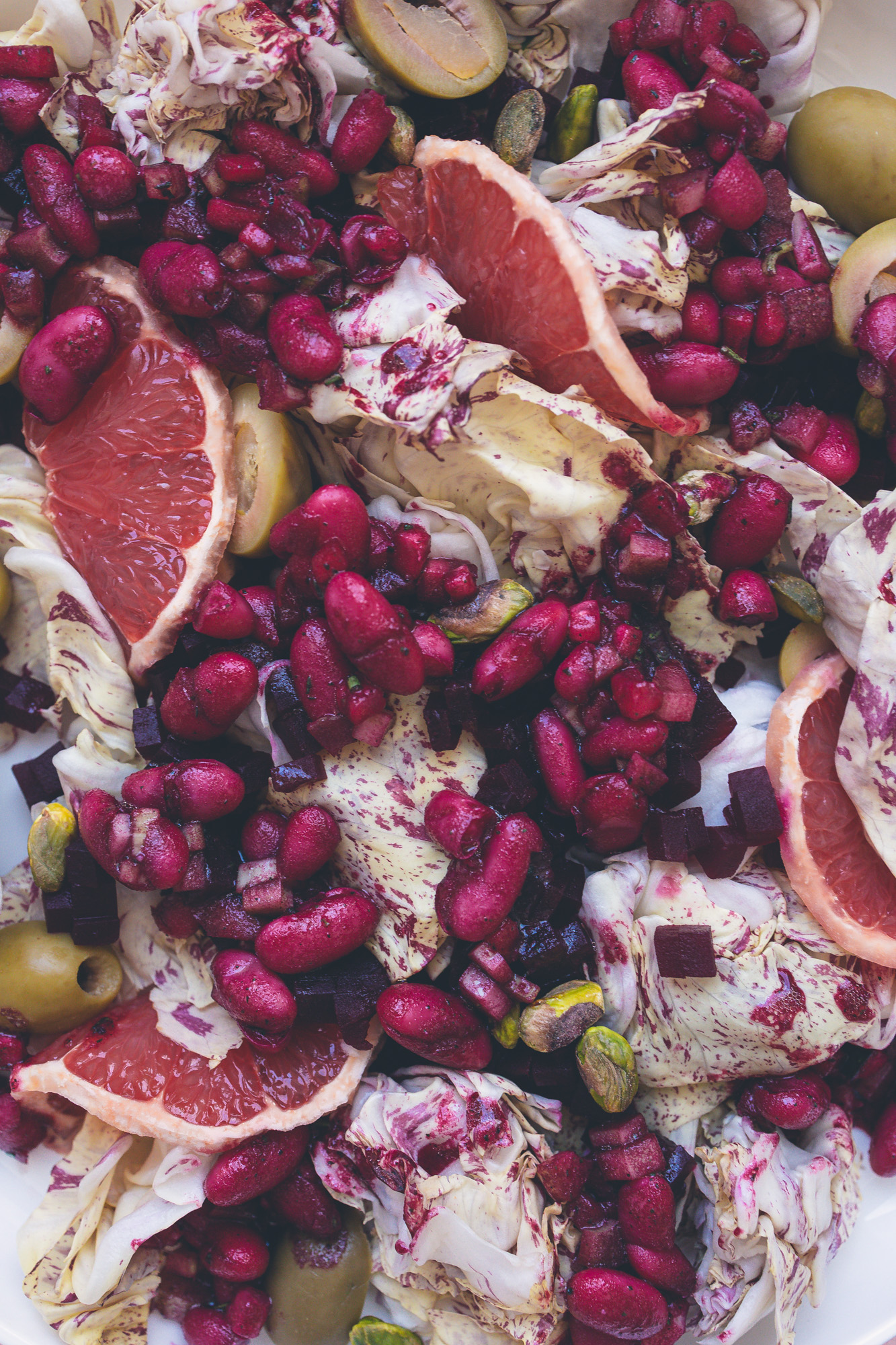 Radicchio, Beet & White Bean Salad: