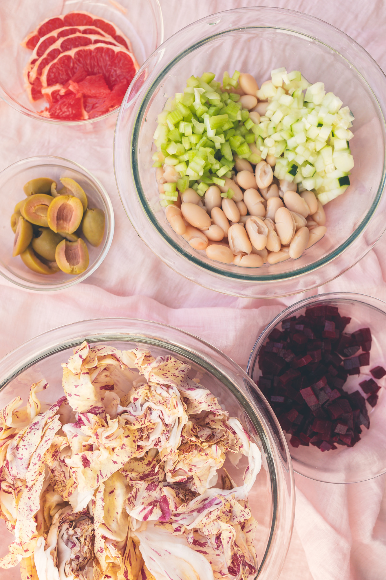 Radicchio, Beet & White Bean Salad: