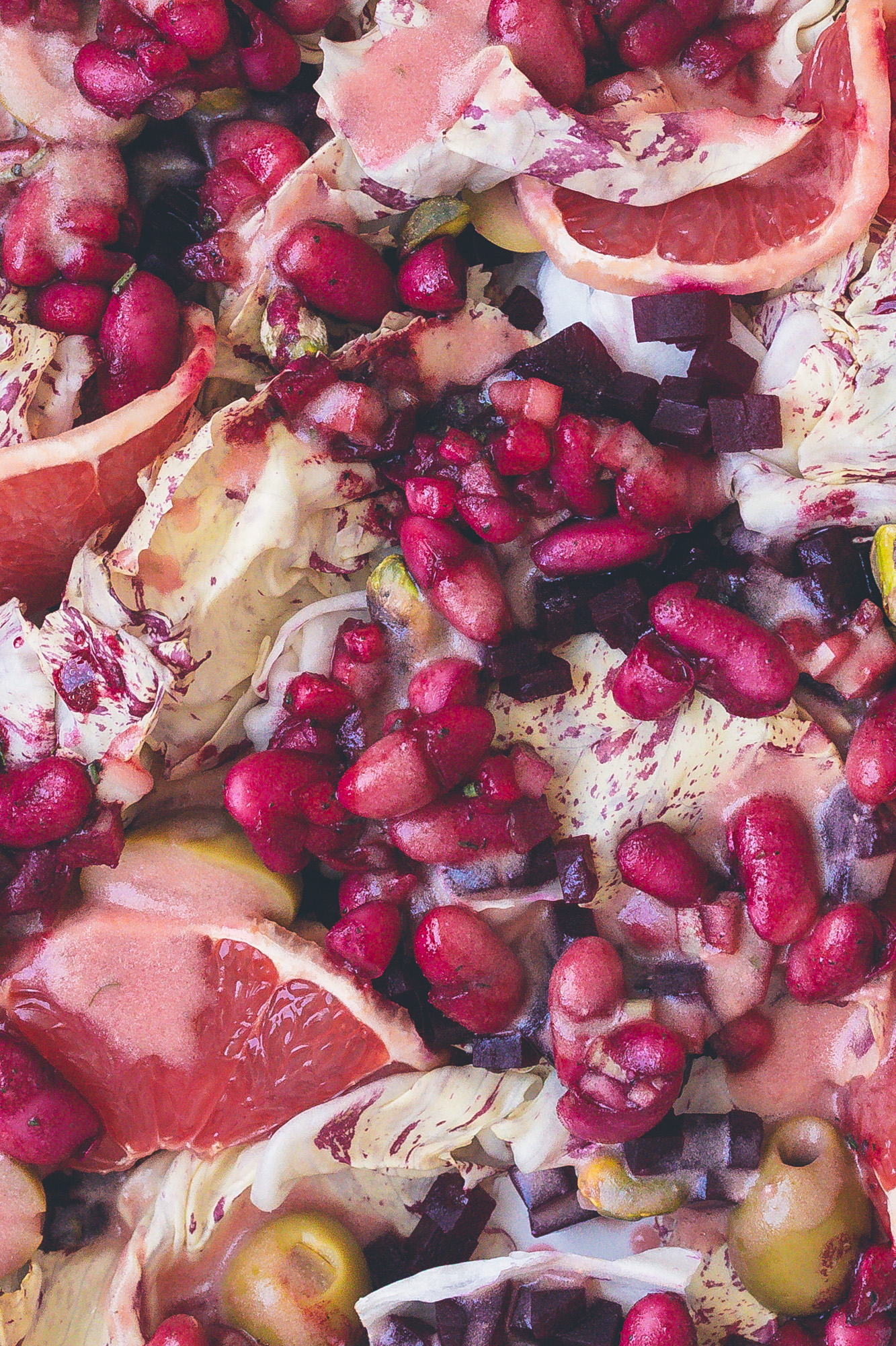 Radicchio, Beet & White Bean Salad: