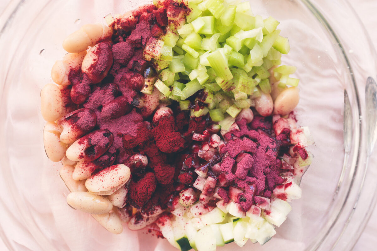 Radicchio, Beet & White Bean Salad: